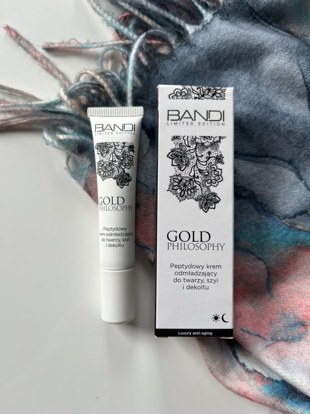 Bandi Professional, Krem do twarzy, szyi i dekoltu, Gold Philosophy, Peptydowy, Odmładzający