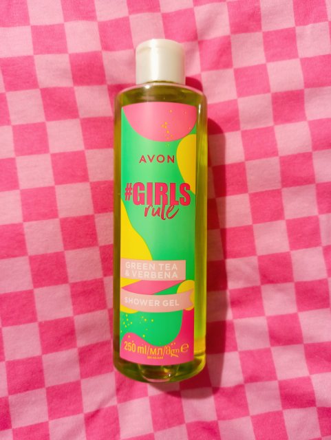 Avon #GIRLSrule, Żel pod prysznic, Zielona herbata i werbena