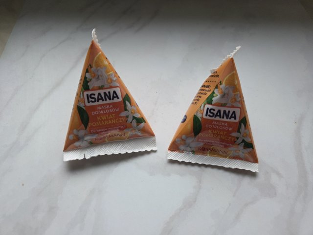 Isana Maska do włosów, Jednominutowa, Kwiat pomarańczy, Do włosów normalnych i zniszczonych