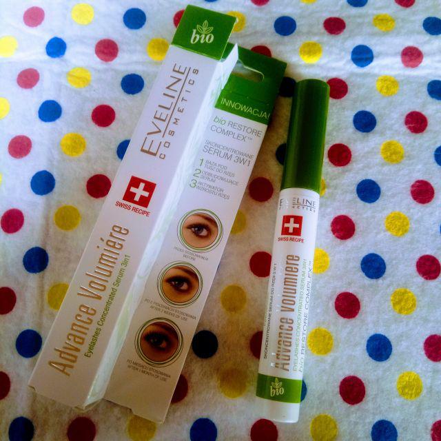 Eveline Advance Volumiere, Eyelashes Concentrated Serum, Baza pod tusz, 3w1