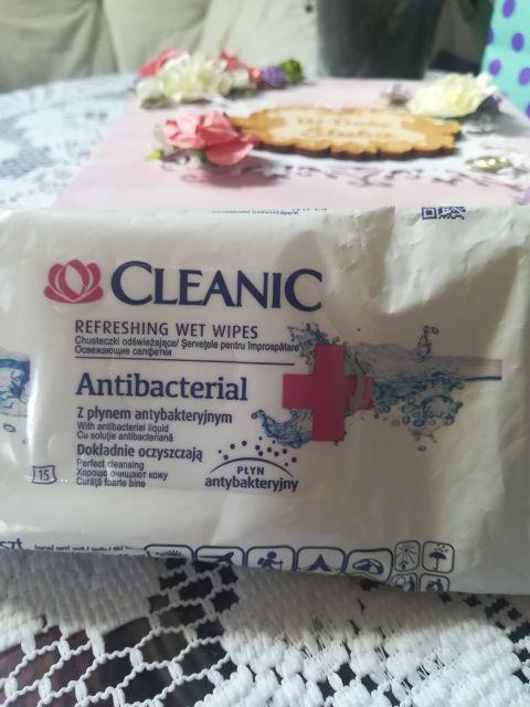 Cleanic Chusteczki odświeżające, Antibacterial