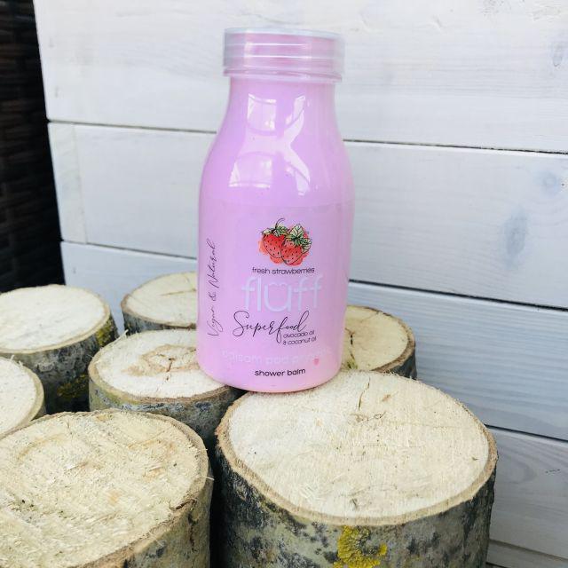 Fluff Superfood, Balsam pod prysznic, Fresh Strawberries