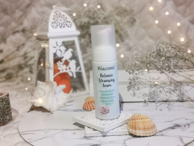 Nacomi Pianka do mycia twarzy, Botaniczna, Botanic Cleansing Foam, Extract of Shikaki Nut, Gypsophila Root and Dessert Date Fruit