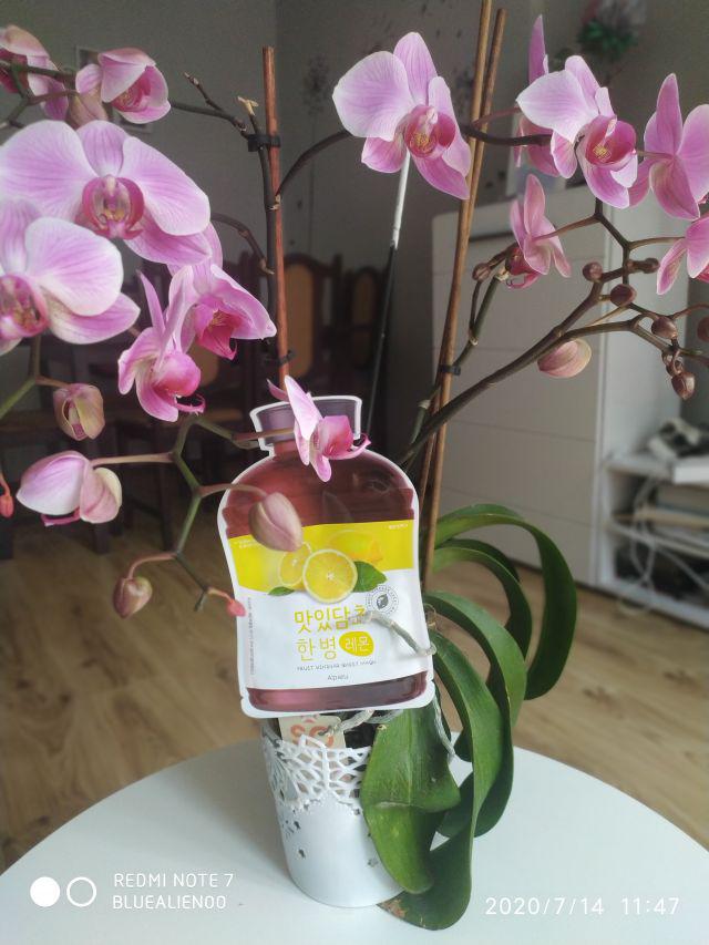 A'pieu Fruit Vinegar, Maska do twarzy w płacie, Lemon