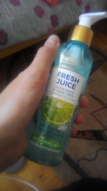 Bielenda Fresh Juice, Żel micelarny do twarzy, Detoksykujący, Sok z limonki i kwas salicylowy