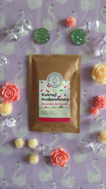 Marba Cosmetics Manufaktura Piękna, Strzelaki do kąpieli, Koktajl truskawkowy