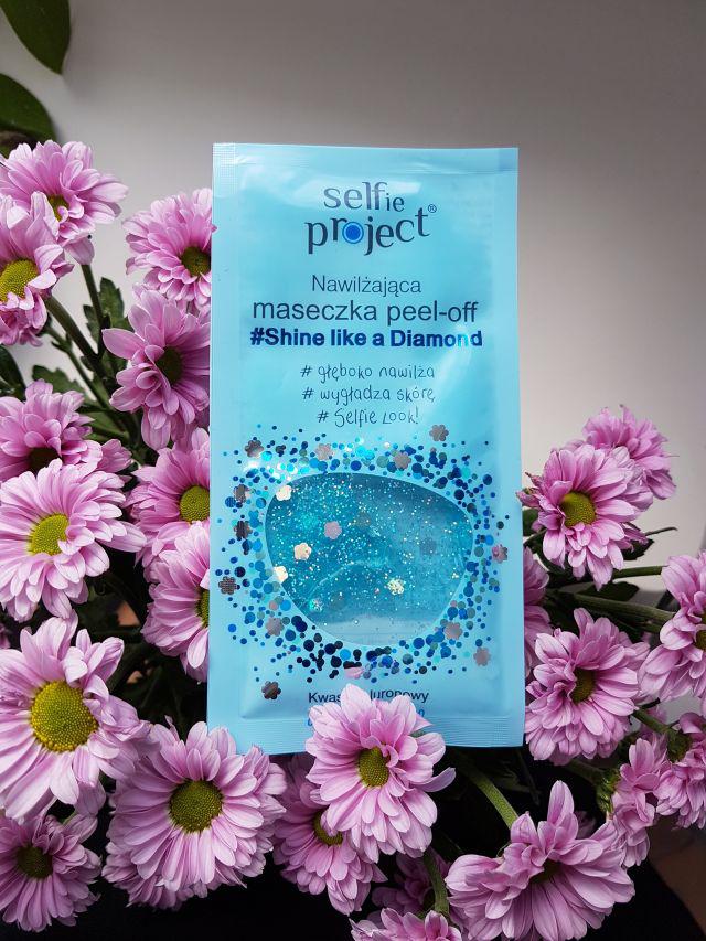 Selfie Project Maska do twarzy, Peel-off, Nawilżająca, #Shine like a Diamond