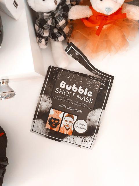Mascot Europe Bubble Sheet Mask, Maseczka do twarzy, Bąbelkowa, Charcoal