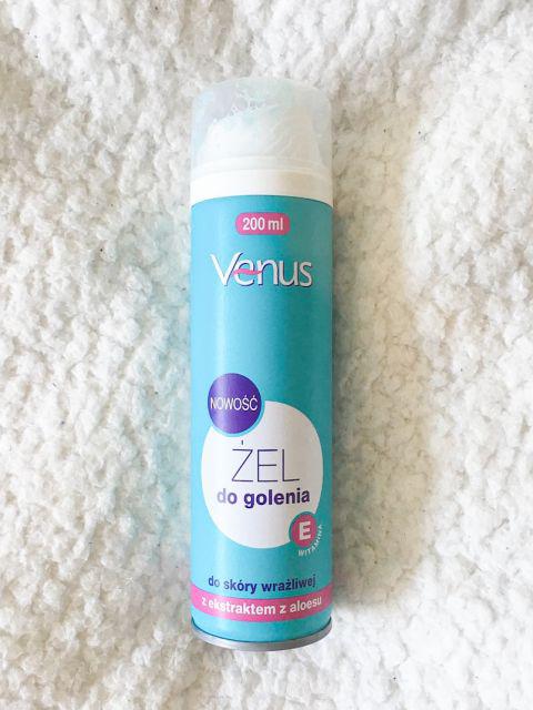 Venus Żel do golenia, Ekstrakt z aloesu, Skóra wrażliwa