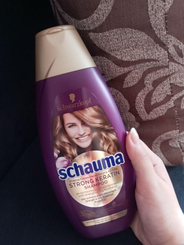 Schwarzkopf Schauma, Szampon do włosów, Keratin Strong, Odbudowujący
