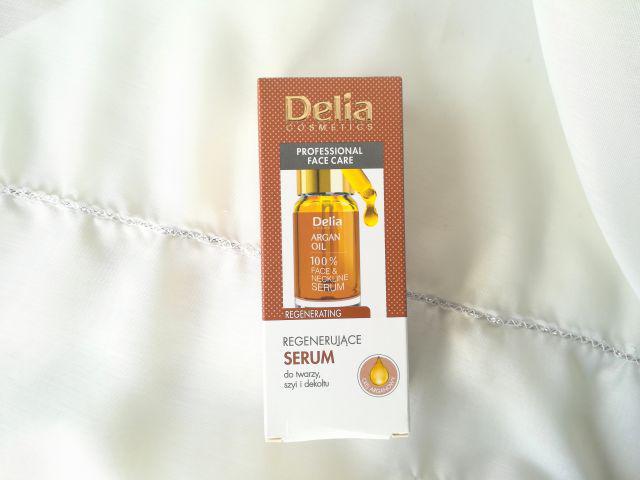 Delia Argan Care, Serum do twarzy, szyi, Regenerujące, Olej Arganowy