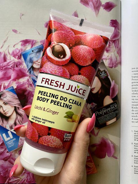 Fresh Juice Peeling do ciała, Litchi & Ginger