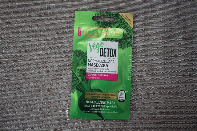 Bielenda Vege Detox, Maseczka do twarzy, Normalizująca, Jarmuż & burak