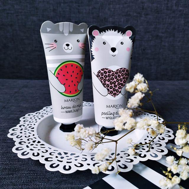 Krem do rąk nawilżający peeling Marion