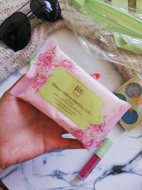 Pixi Chusteczki do demakijażu, Makeup Melting Cleansing Cloths, Chamomile & Rose