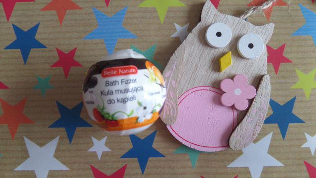 Belle Nature Musująca kula do kąpieli, Bath fizzer, Poziomka i białe kwiaty