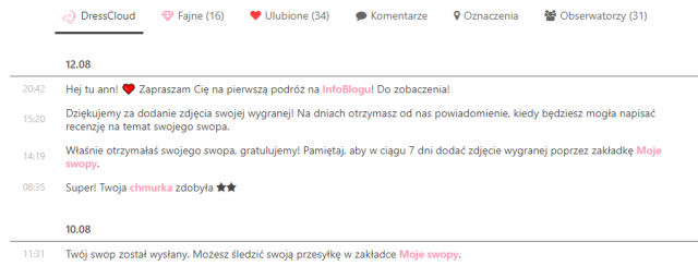 Jestem szczęśliwa bo..