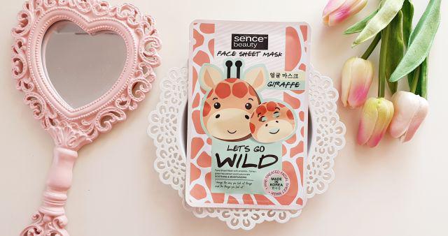 sence beauty Maska do twarzy w płacie, Let's Go Wild, Żyrafa