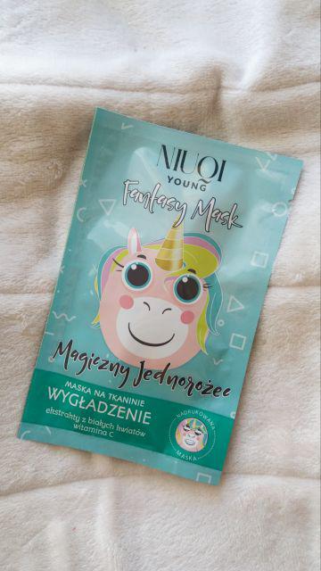 NIUQI Maska na tkaninie, Fantasy Mask, Wygładzenie, Magiczny Jednorożec