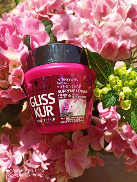 Schwarzkopf Gliss Kur, Hair Repair, Supreme Length, Intensywna maska do włosów