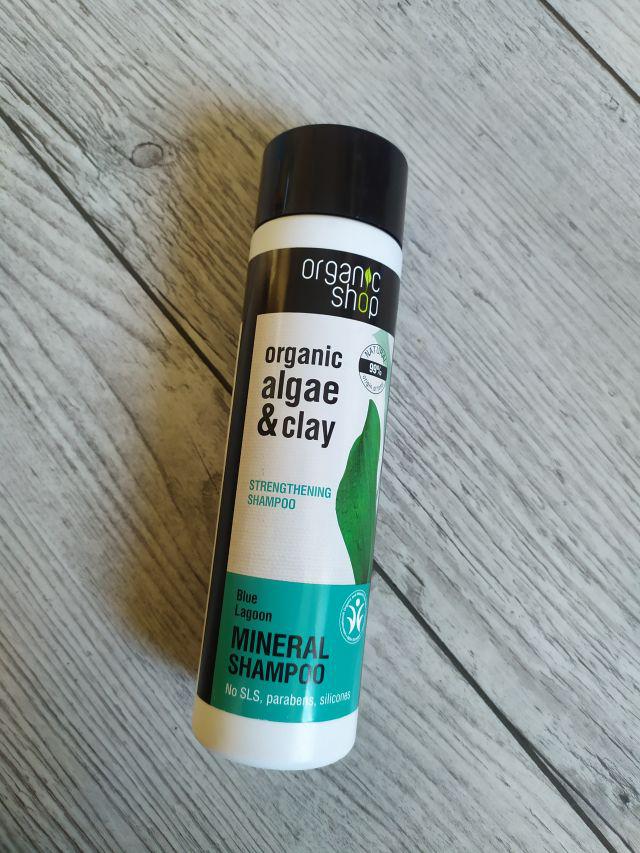 Organic Shop Szampon do włosów, Wzmacniający, Algi i glinka