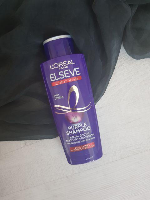 L'Oréal Elseve, Szampon do włosów, Color-Vive, Purple Shampoo, Przeciw żółtym i miedzianym odcieniom