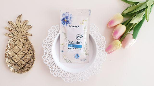 Soraya Naturalnie, Maska do twarzy w płacie, Roślinne Ukojenie