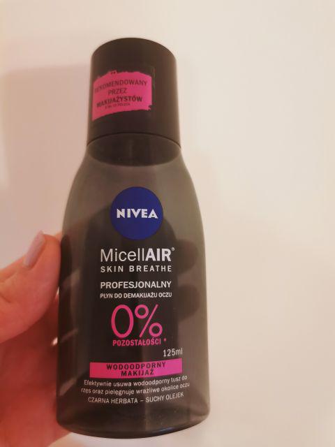 Nivea MicellAIR Skin Breathe, Profesjonalny płyn do demakijażu oczu