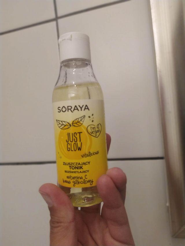 Soraya Just Glow, Tonik do twarzy, Złuszczający i rozświetlający, Witamina C i kwas glikolowy