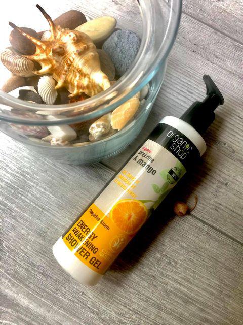 Organic Shop Żel pod prysznic, Energetyzujący, Mandarynka i mango