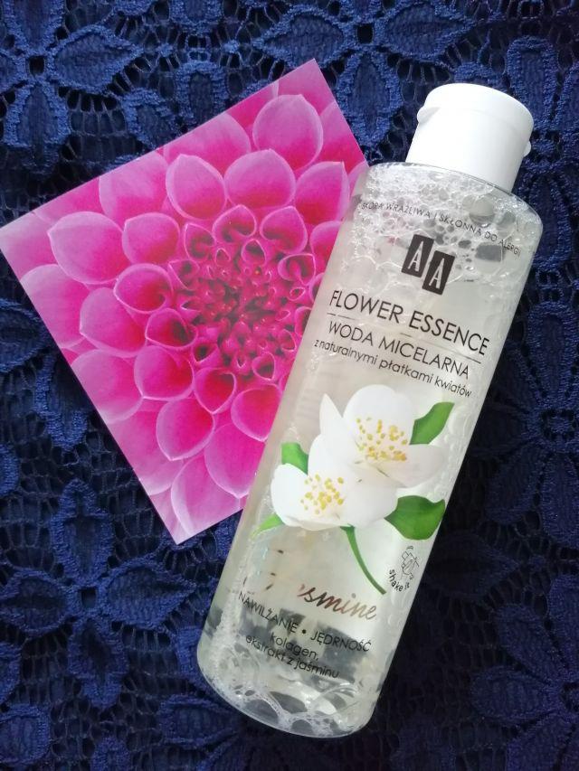 AA Flower Essence, Woda micelarna z naturalnymi płatkami kwiatów, Jasmine