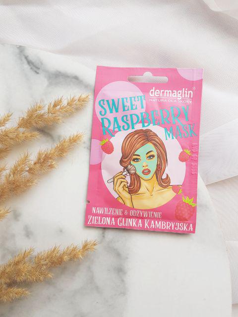 Dermaglin Maseczka do twarzy, Sweet Raspberry, Nawilżenie i odżywienie