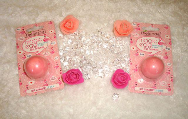 Bielenda Balsam do ust w kulce, Magic egg, Dzika truskawka 