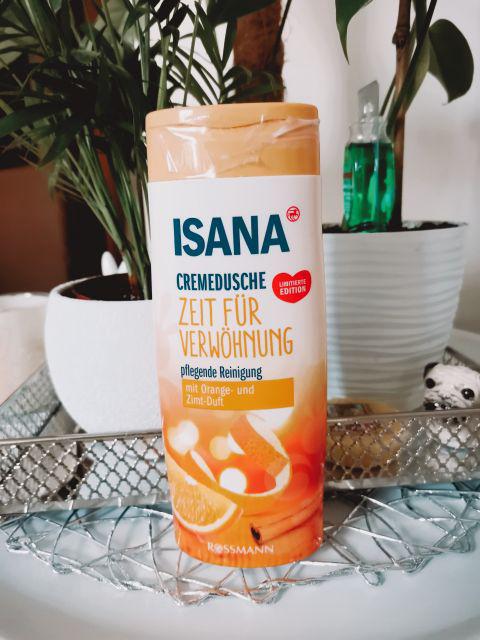 Isana Żel pod prysznic, Zeit fur Verwohnung, Pomarańcza i cynamon