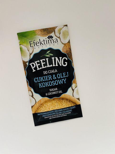 Efektima Peeling do ciała, Cukier i olej kokosowy