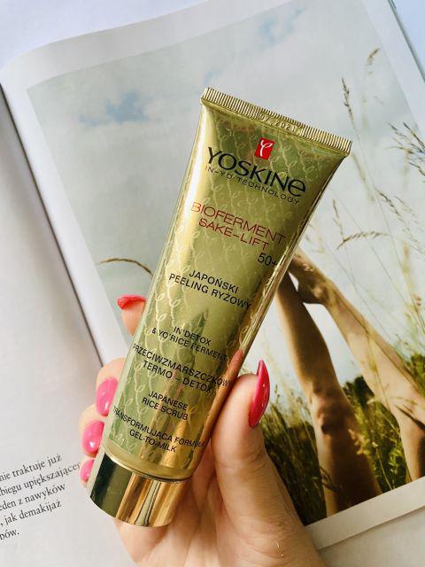 Yoskine In-Yo Technology, Peeling do twarzy, Japoński, Przeciwzmarszczkowy, Ryżowy