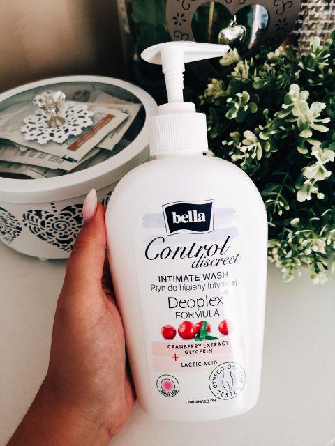 Bella Control Discreet, Płyn do higieny intymnej, Nawilżający, Z ekstraktem z żurawiny