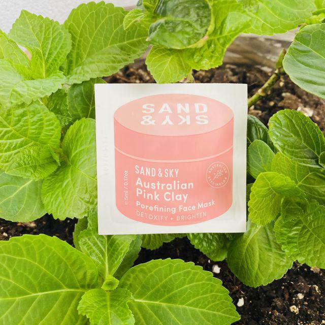 SAND & SKY Maska do twarzy z różową glinką, Porefining Face Mask