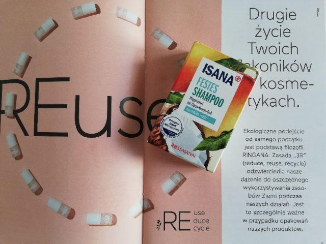 Isana Szampon do włosów w kostce, Kokos i mango