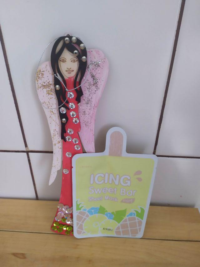 A'pieu Icing Sweet Bar, Maska do twarzy w płacie, Ananas