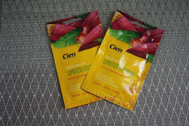 Cien Maseczka do twarzy, Limited Edition!, Intensywna regeneracja, Rajski Banan