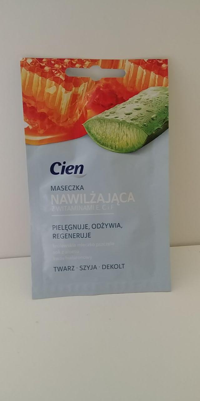 Cien Maseczka do twarzy, Nawilżająca, Z witaminami E, C i F