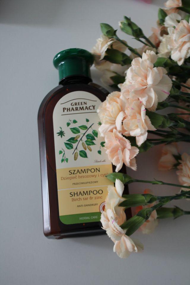 Green Pharmacy Szampon do włosów, Przeciwłupieżowy, Dziegieć brzozowy i cynk