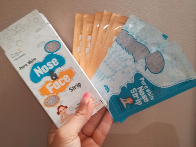 Cettua, Pure White, Nose & Fave Strip, Plastry oczyszczające na nos i twarz