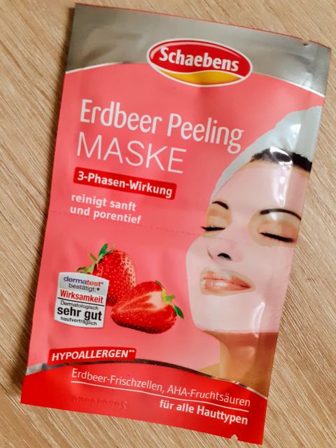 Schaebens Maska - Peeling do twarzy, Truskawka