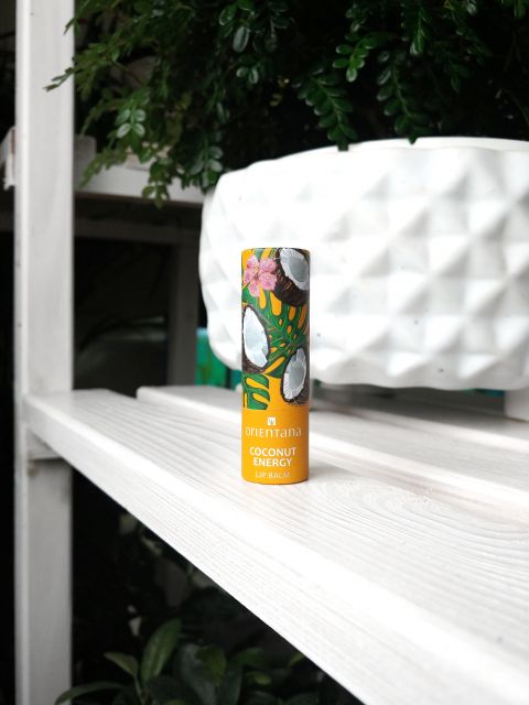 Orientana Balsam do ust, Naturalny,  Coconut Energy