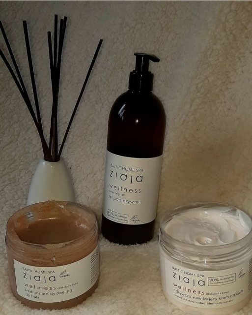 Ziaja Baltic Home SPA, Wellness, Żel pod prysznic, Kokos i migdał