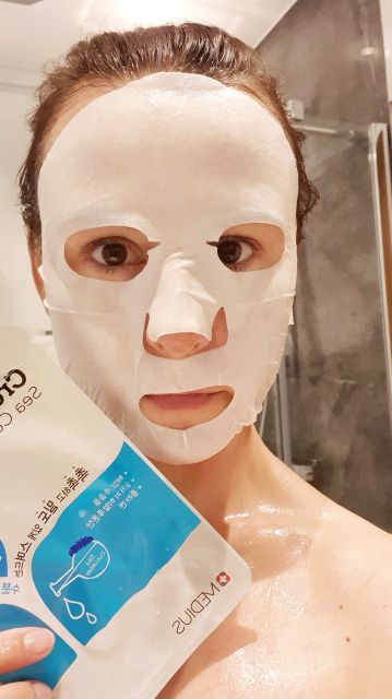 Medius Maska do twarzy w płacie, Cream Mask, Sea Cucumber