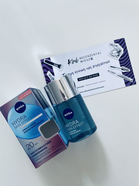 Nivea Hydra Skin Effect, Esencja-serum do twarzy, Głęboko nawadniające