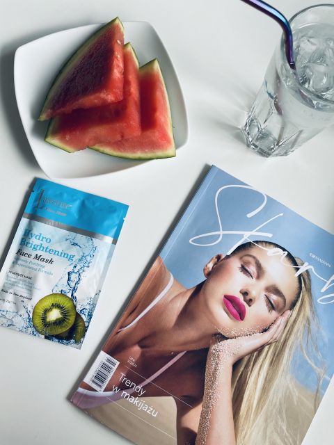 Lanocrème Maska do twarzy w płacie, Hydro Brightening Face Mask, Intensely Purifying & Rejuvenating Formula